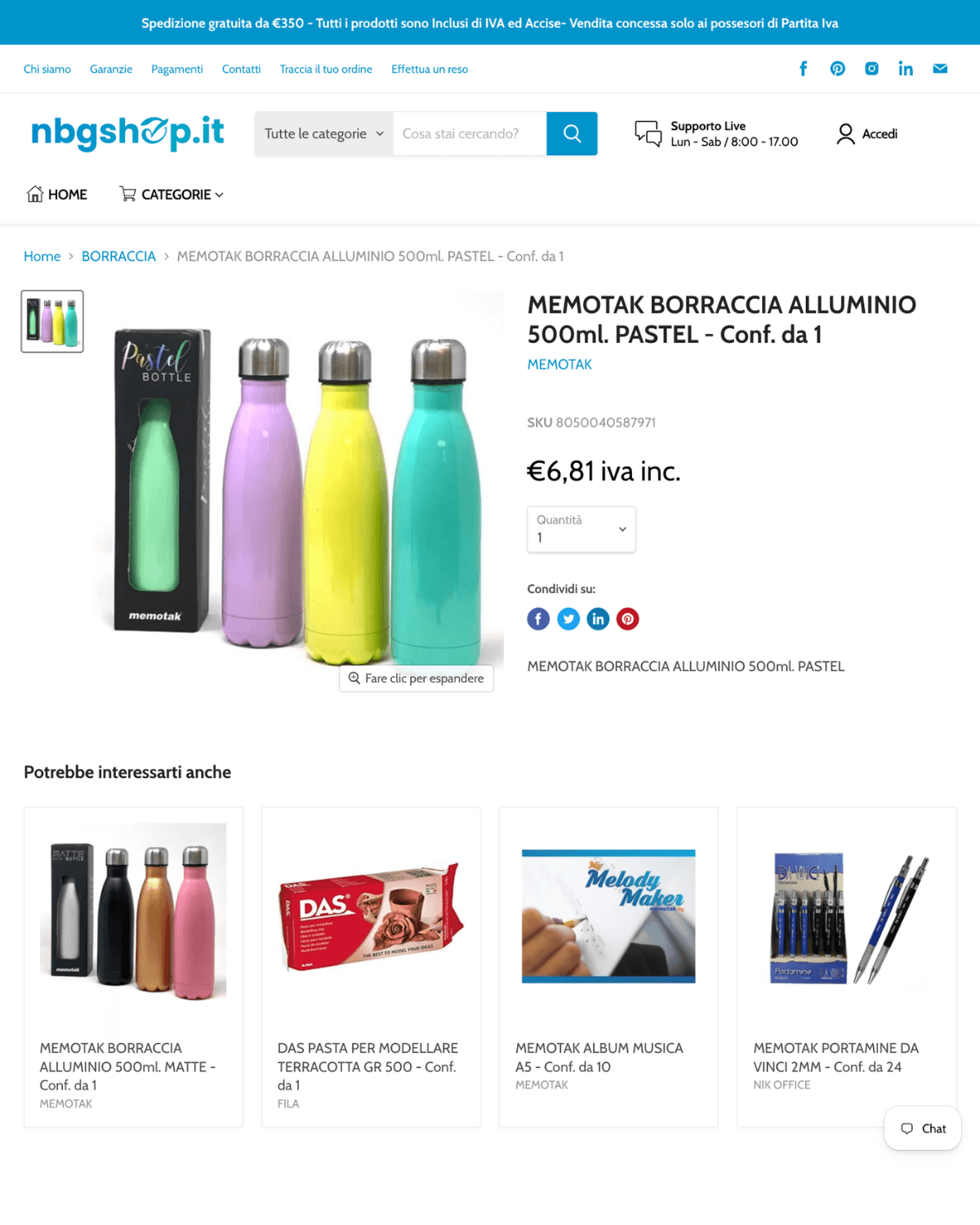 homepage sito web
